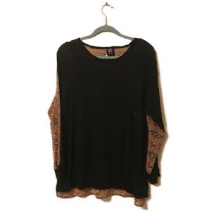 Bobeau Tribal Print Shirt